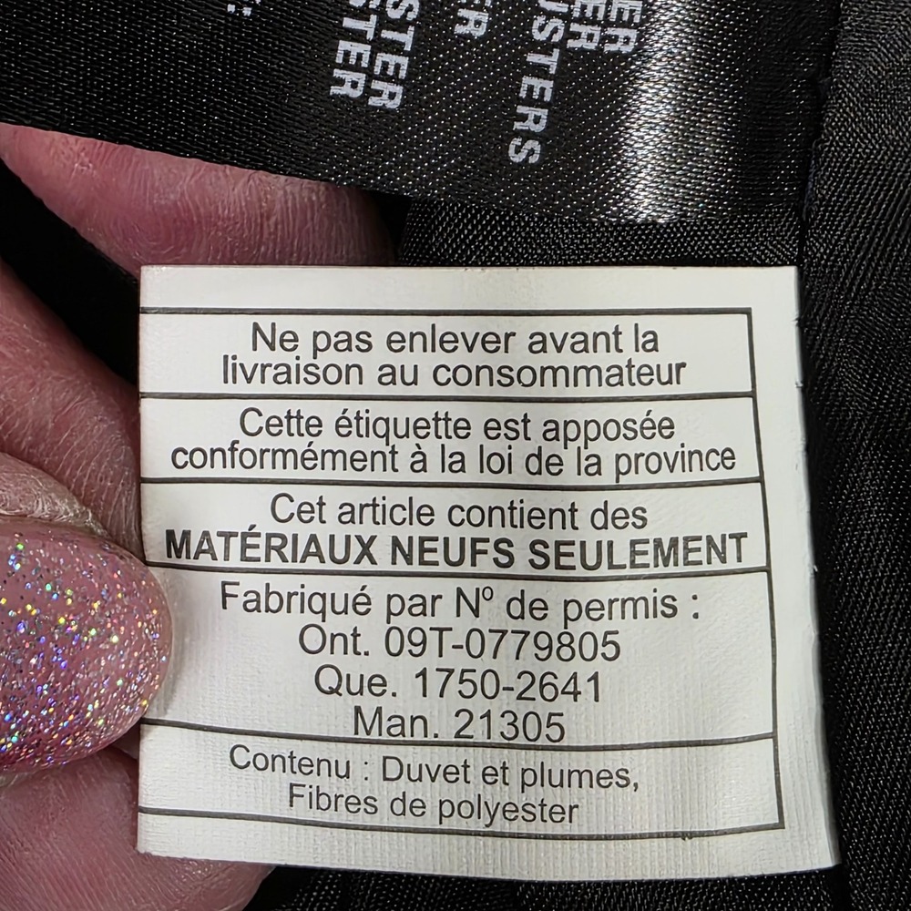 Cole Haan Hooded‎ Puffer Coat Womens Black XS/TP Full Zip Down & Feathers - Picture 11 of 15